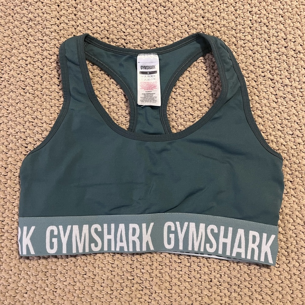 Gymshark Fit Seamless Sports Bra - Dark Green